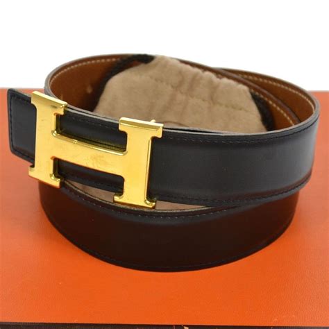 hermes belt double h|genuine leather Hermes belt.